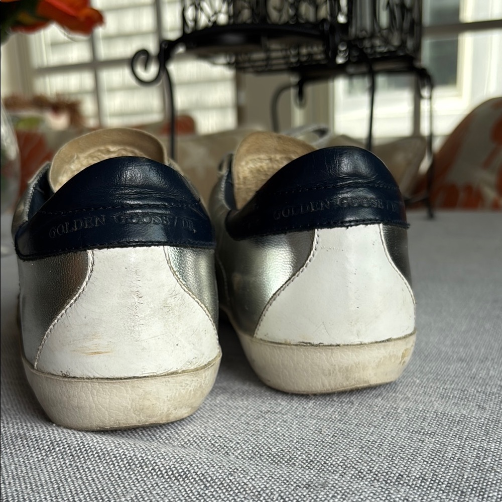 Golden Goose Silver Sneakers - Picture 2 of 10